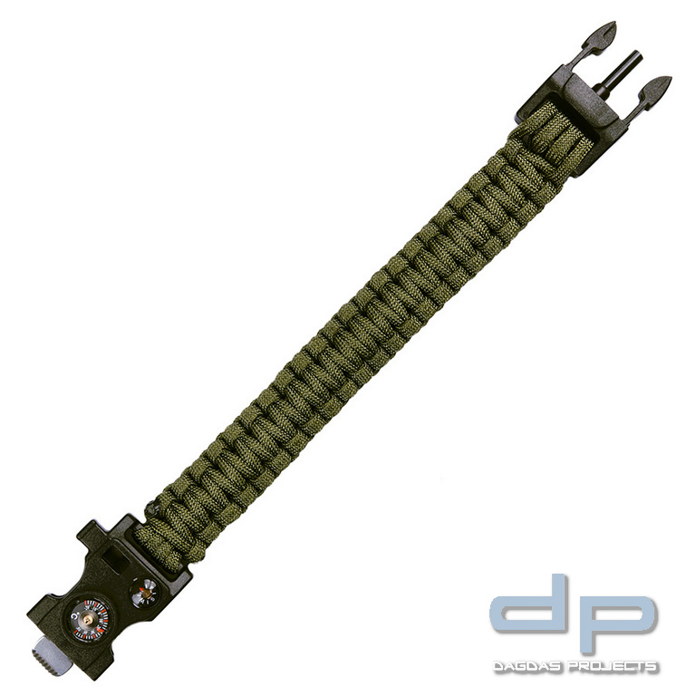 Paracord survival combi buckle 9 inch JYFPB02 in verschiedenen Farben