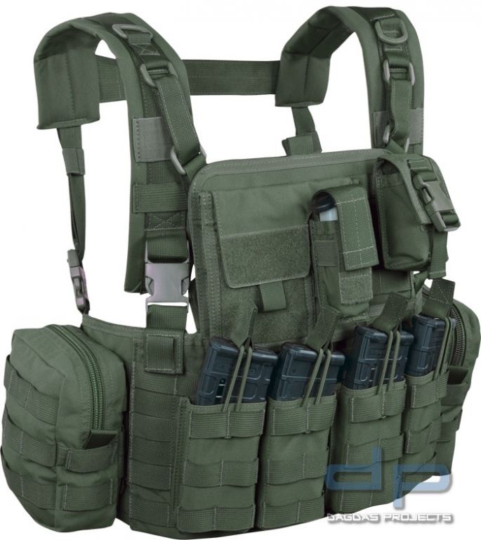 Warrior Elite Ops Chest Rig Elite 4 Oliv M4