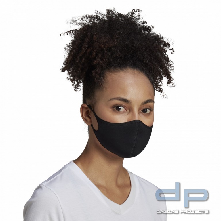 adidas® Mund/- Nasenmaske 3er Pack Größe: M/L