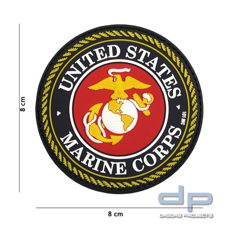 Emblem 3D PVC United States Marine Corps rot
