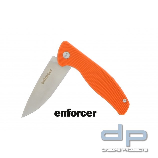enforcer Einhandmesser Gambino mit orangem Griff