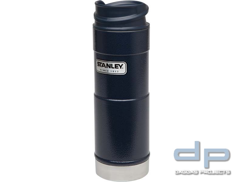 Stanley Classic Vakuum-Trinkbecher, 0,47 Liter, 18/8 Edelstahl, Hammerton navy blau