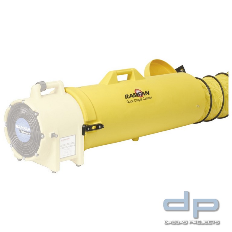 Ramfan Schnellkuppelbehälter für UB20, 4,60 m