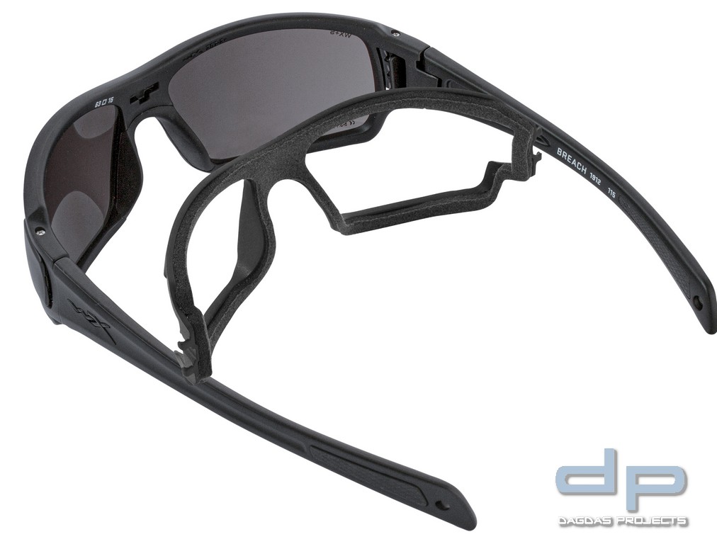 WILEY X BREACH SONNENBRILLE SMOKE GREY