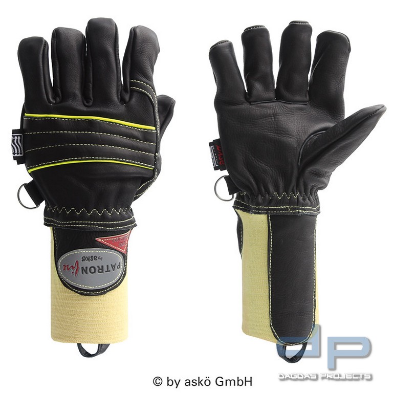 PATRON® fire Strickbund in Schwarz und Beige