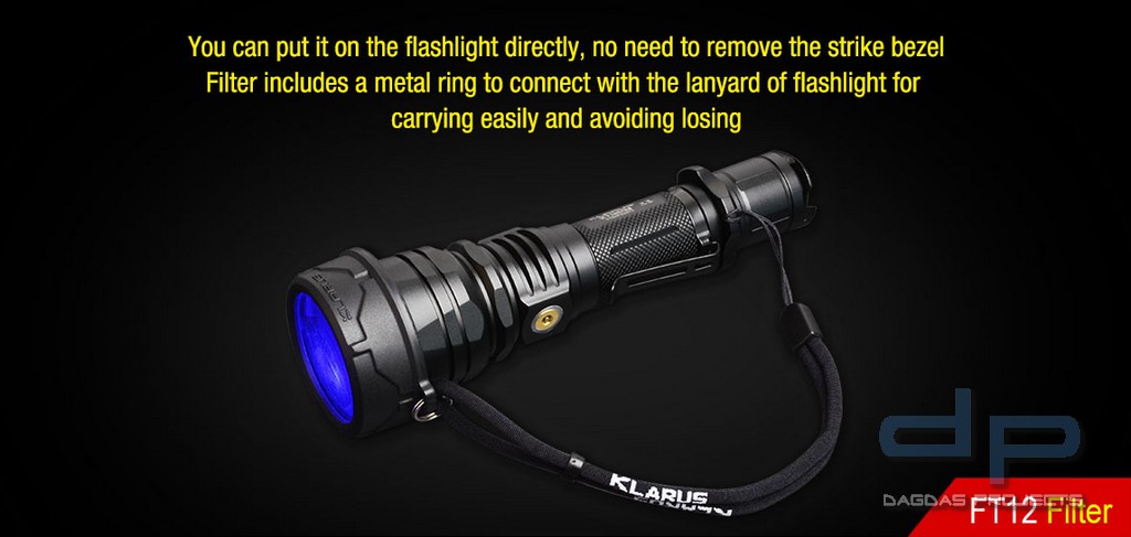 Klarus Farbfilter FT12 in verschiedenen Farben