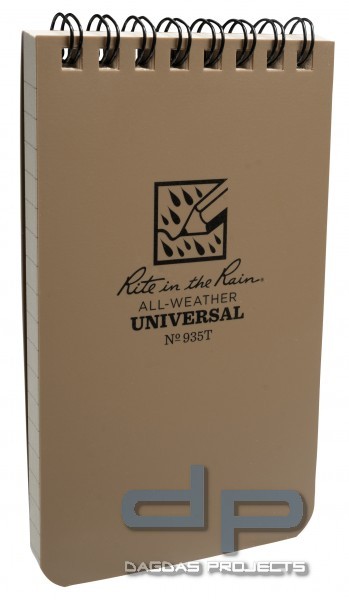 Rite In The Rain - Tri-Fold Cover Notebook Set klein (Wasserfestes Notizbuch)