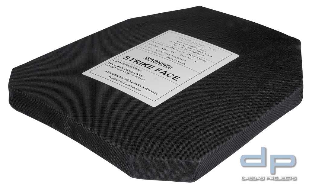 ZEBRA ARMOUR LIGHT LEVEL III+ STAND ALONE SINGLE CURVED