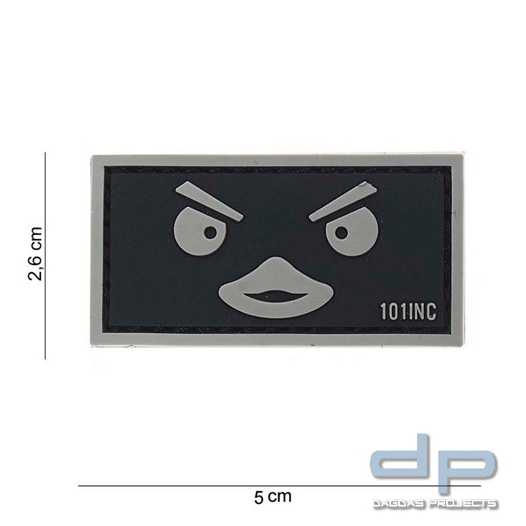 Emblem 3D PVC Duckface schwarz