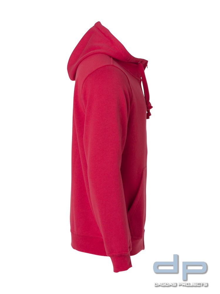 Basic Hoody Full zip Herren mit Wunschaufdruck Farbe Navy Größe M