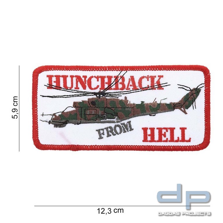 Emblem Stoff Hunchback from Hell