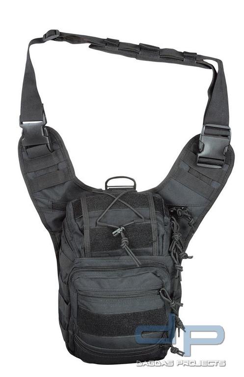 Schulter Umhängetasche Deluxe Schwarz