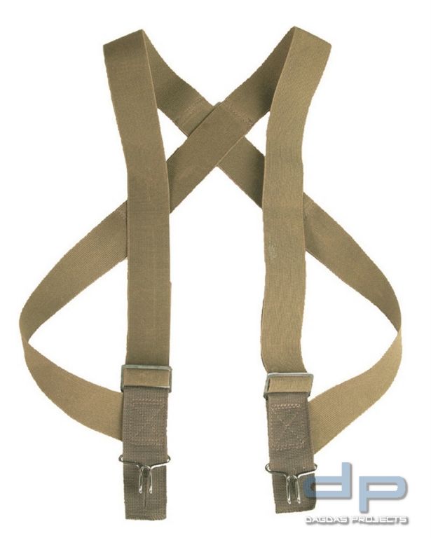 MIL-TEC® HOSENTRÄGER M.HAKEN COYOTE VPE 10