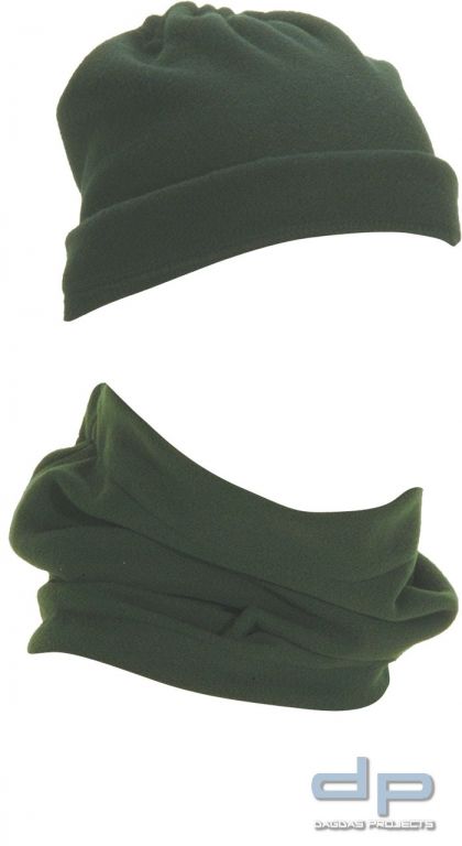 Hals/Kopfschützer mit Gummizug Fleece verschiedene Farben