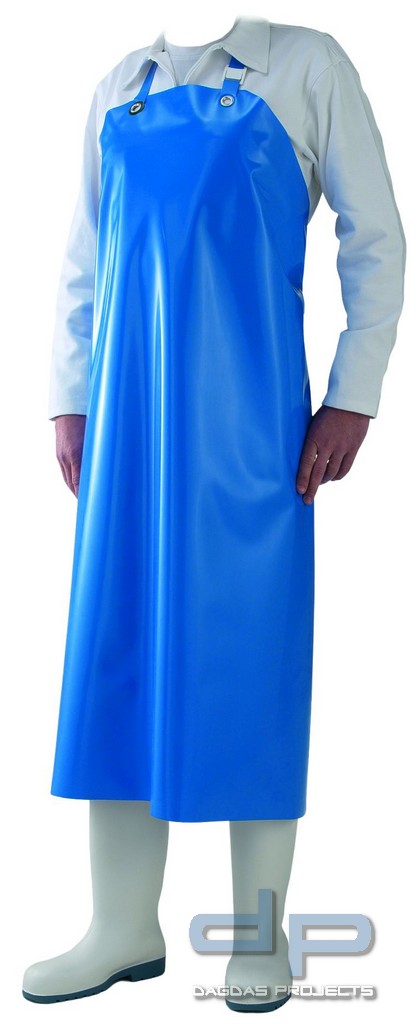 PU Schutzschürze in blau VPE 10