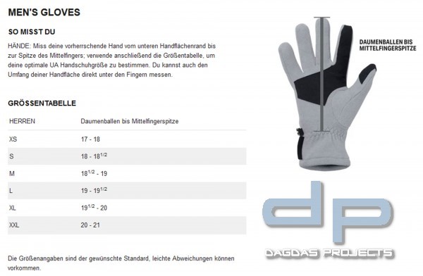UNDER ARMOUR UA STORM FLEECE HANDSCHUHE