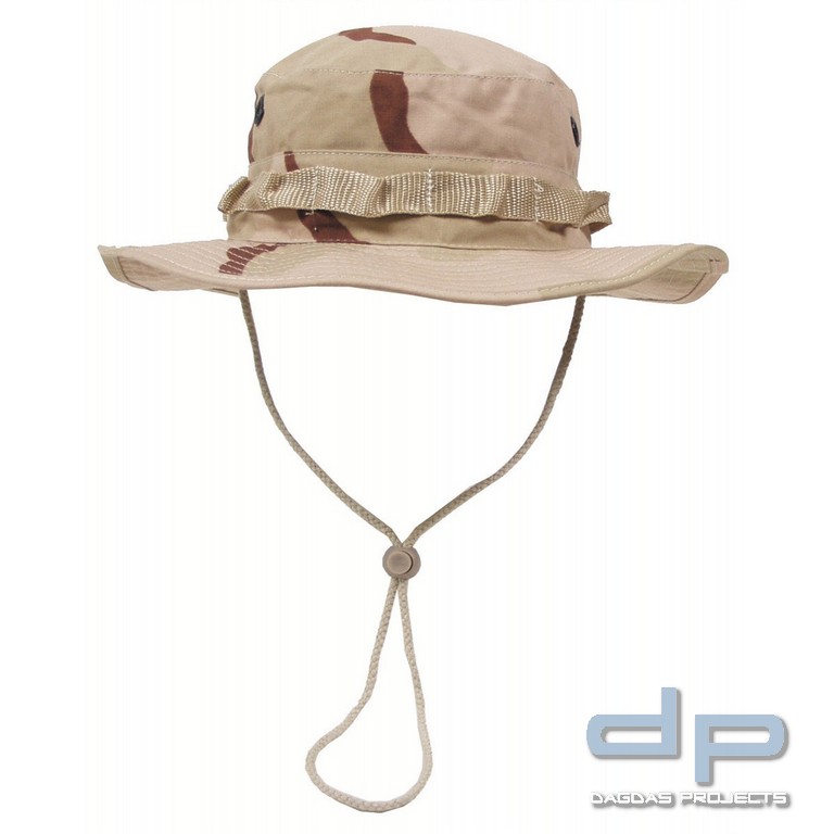 US GI Buschhut,Kinnband,3 Frb. desert, GI Boonie, Rip Stop