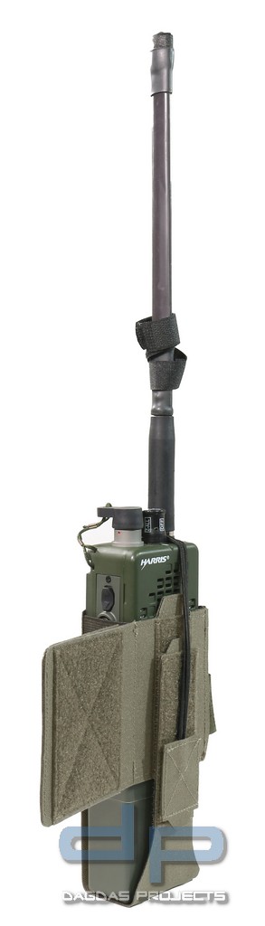 WAS LASER CUT WING VELCRO MBTIR RADIO POUCH (LINKS)