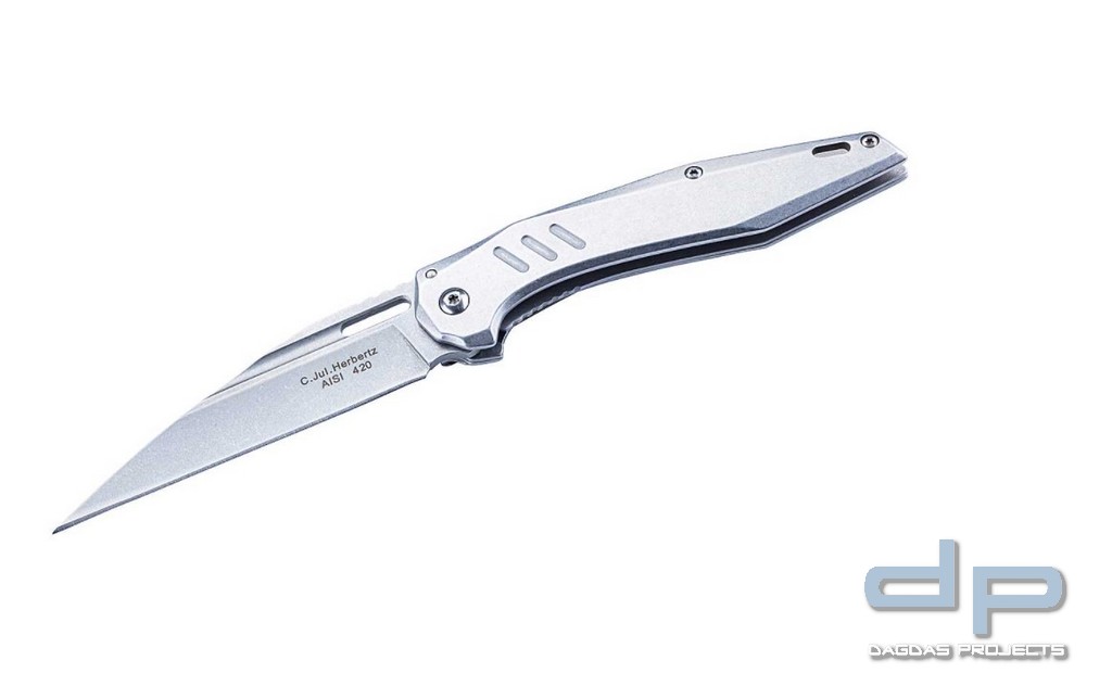 Einhandmesser Ganzstahl