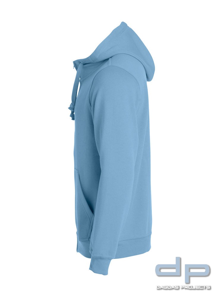 Basic Hoody Full zip Herren mit Wunschaufdruck Farbe Navy Größe M