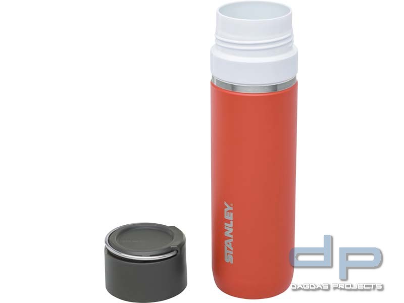 Stanley GO SERIES VACUUM BOTTLE, rot helle CERAMIVAC-Beschichtung, Verschluß mit Tragering