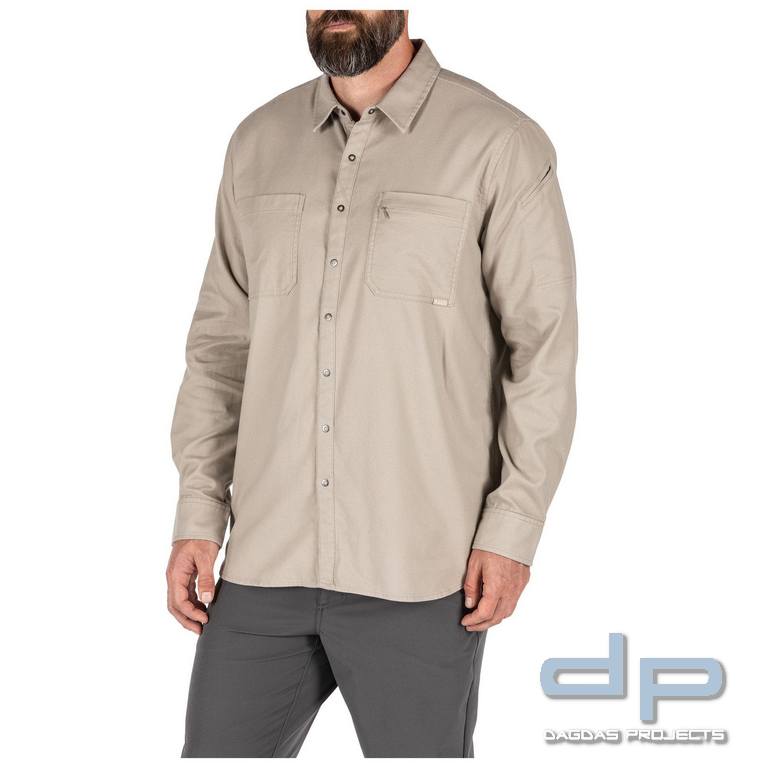 5.11 HAWTHORN L/S SHIRT Farbe: Khaki Größe Large