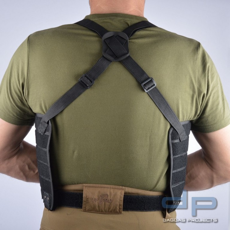 COP® Tragespinne mit beidseitig gleichen MOLLE-Trageplatten Einheitsgröße