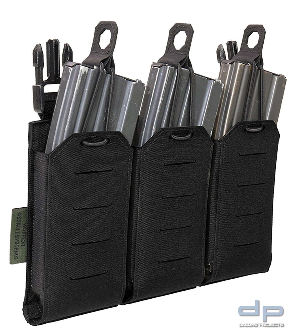 WAS LASER CUT DETACHABLE TRIPLE 5.56 MAG POUCH