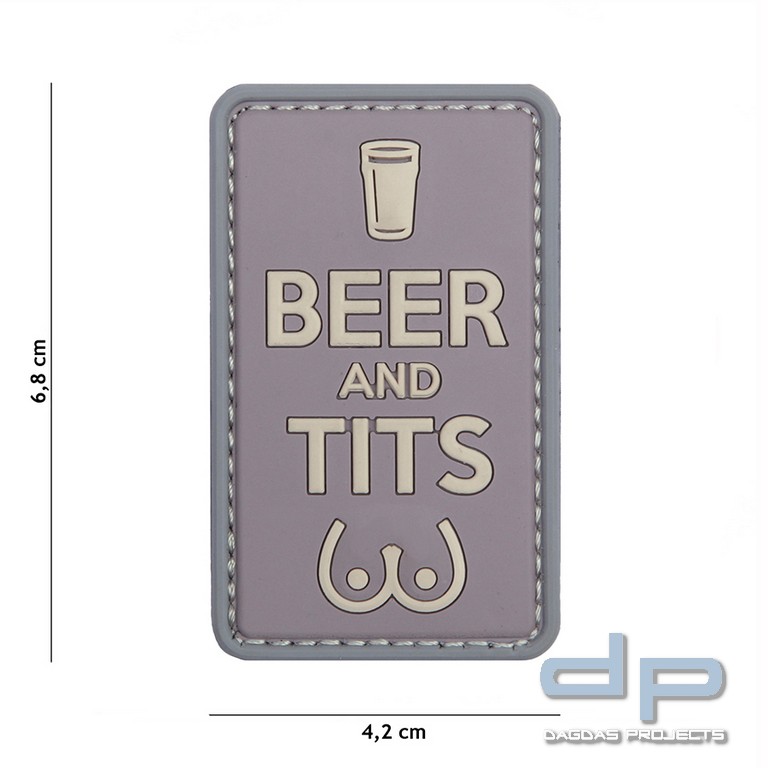 Emblem 3D PVC Beer and Tits multi