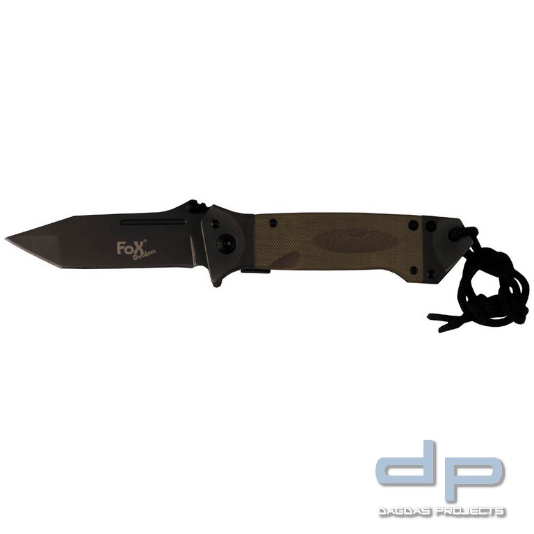 Klappmesser, G10-Griff, coyote, Gürtelclip, Einhand