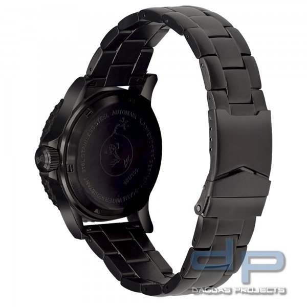 BOMBFROG© MINESWEEPER BLACK - EDELSTAHL ARMBAND