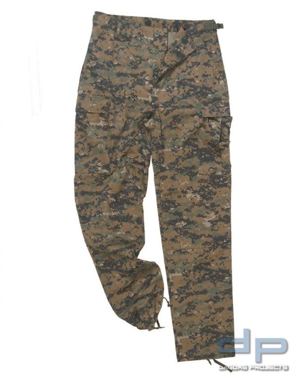 US Feldhose Typ BDU digital woodland VPE 2