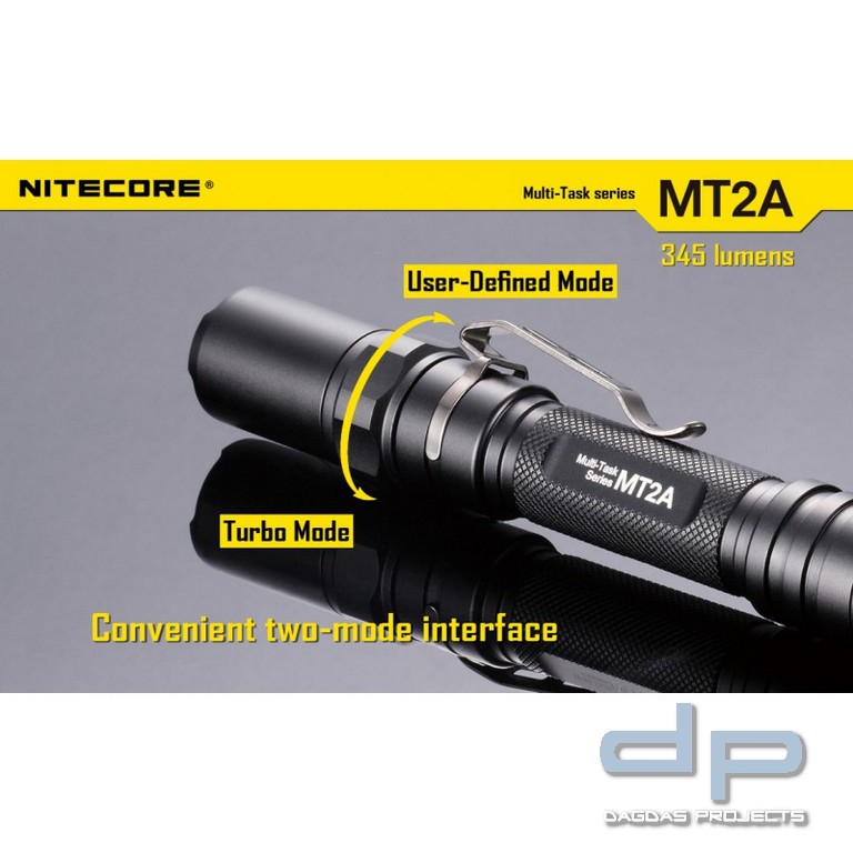 NiteCore® "MT2A" Stiftlampe