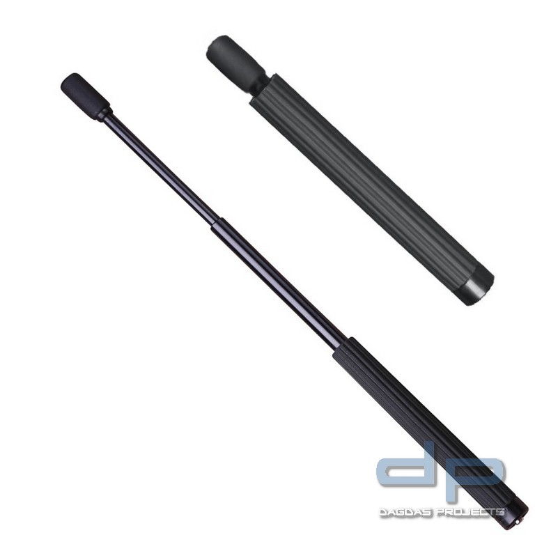 Monadnock Autolock 22, SuperGrip Power Safety Tip, schwarz verchromt