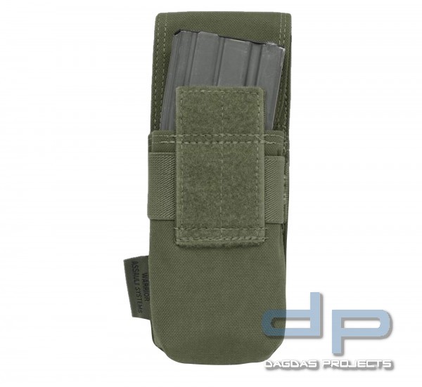 WARRIOR SINGLE M4 MAG POUCH, FARBE: DUNKELOLIV