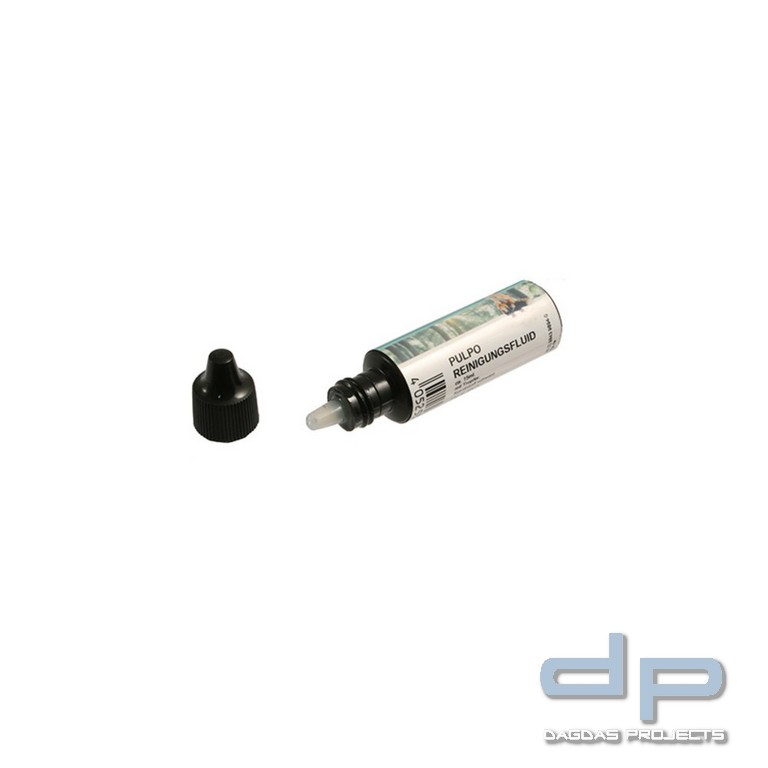Niebling Pulpo-Reinigungsfluid, 15 ml, mit Tropfer, schwarz