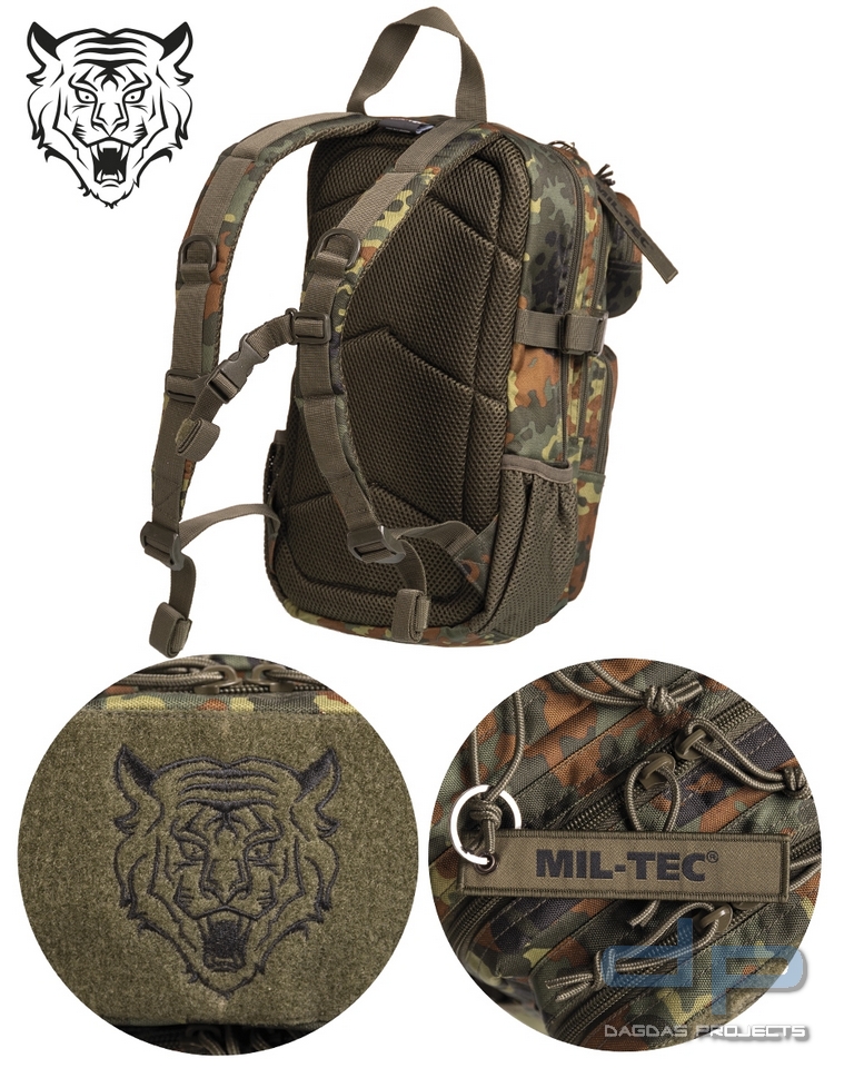 US ASSAULT PACK KIDS FLECKTARN VPE 2