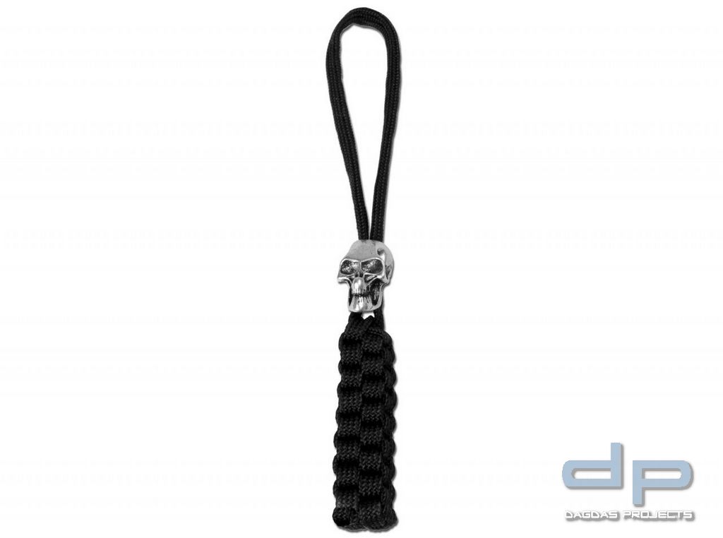 Böker Plus Lanyard schwarz, mit Totenkopf