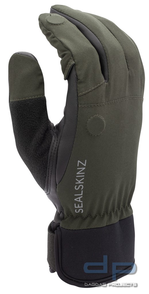 SealSkinz Waterproof All Weather Shooting Glove in oliv