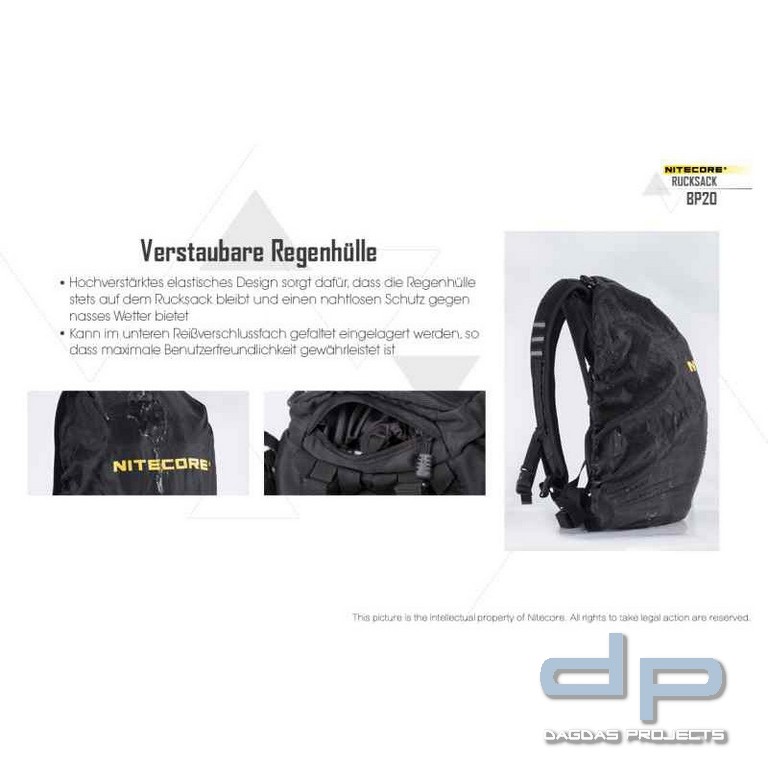 NiteCore® Rucksack BP20 (20 Liter)