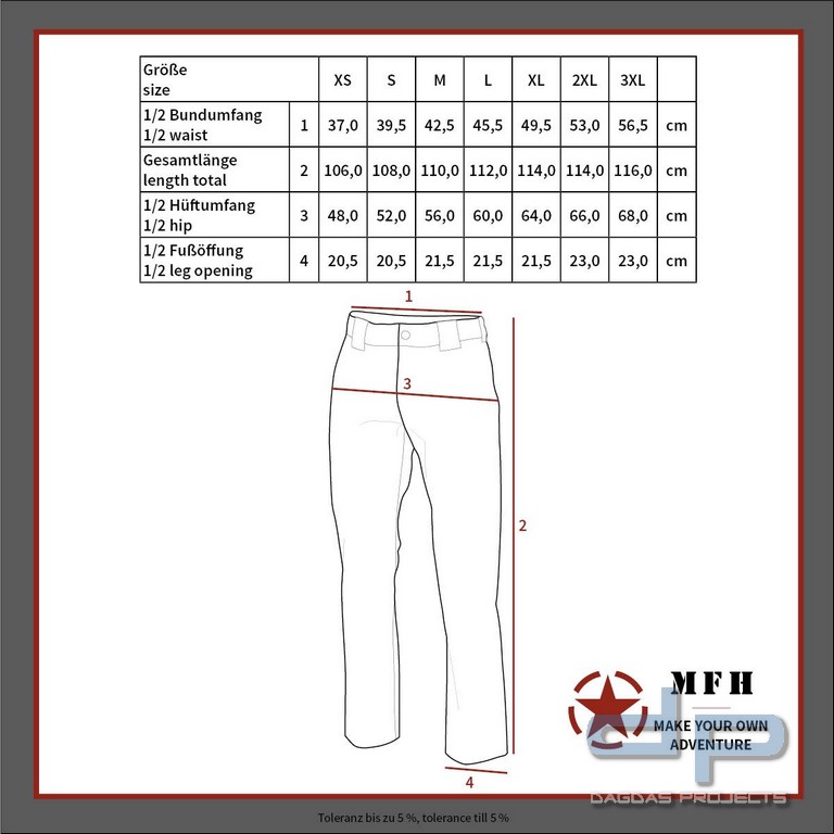Trekking Hose, "Rachel", khaki