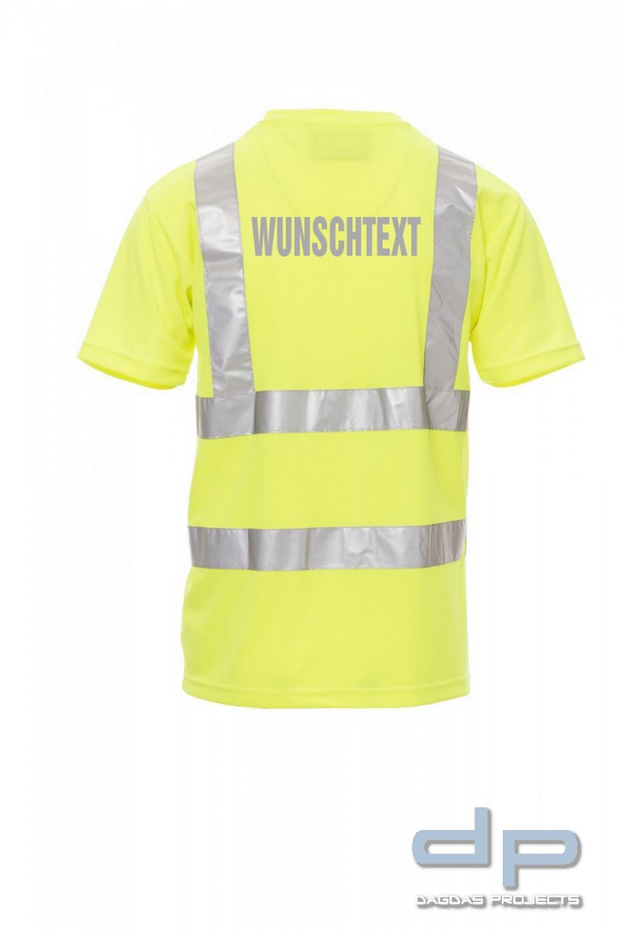 Payper Warnschutz T-shirt "AVENUE" in verschiedenen Farben mit Wunschaufdruck auf Brust und Rücken