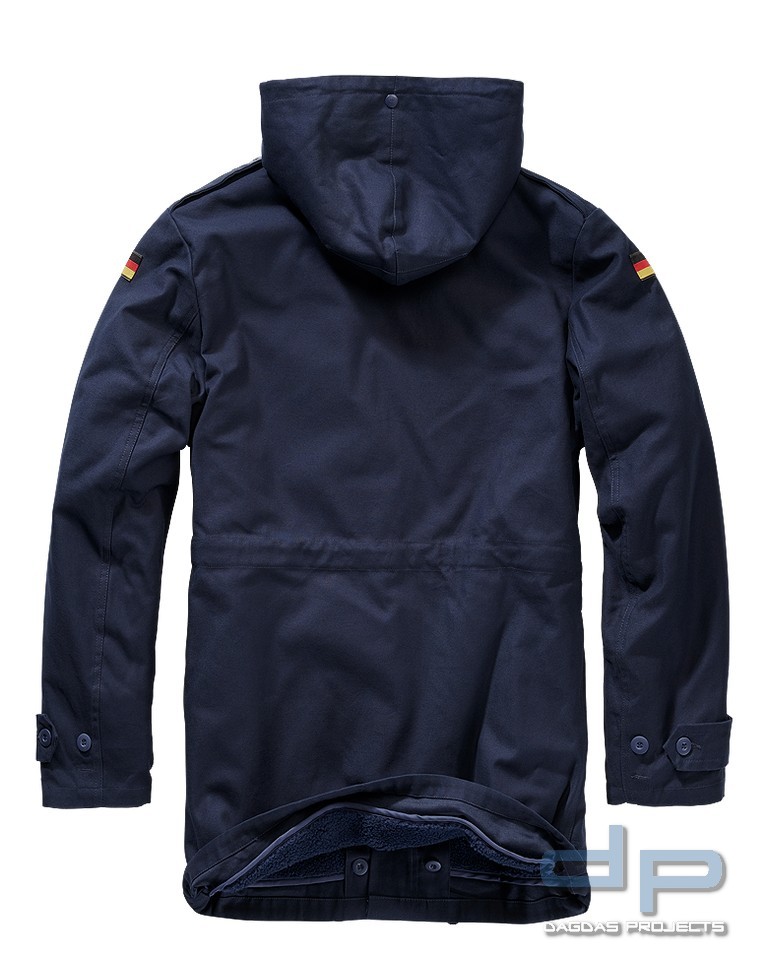 BW Parka Flag in Navy Größe: 60 und Oliv Größe: 56