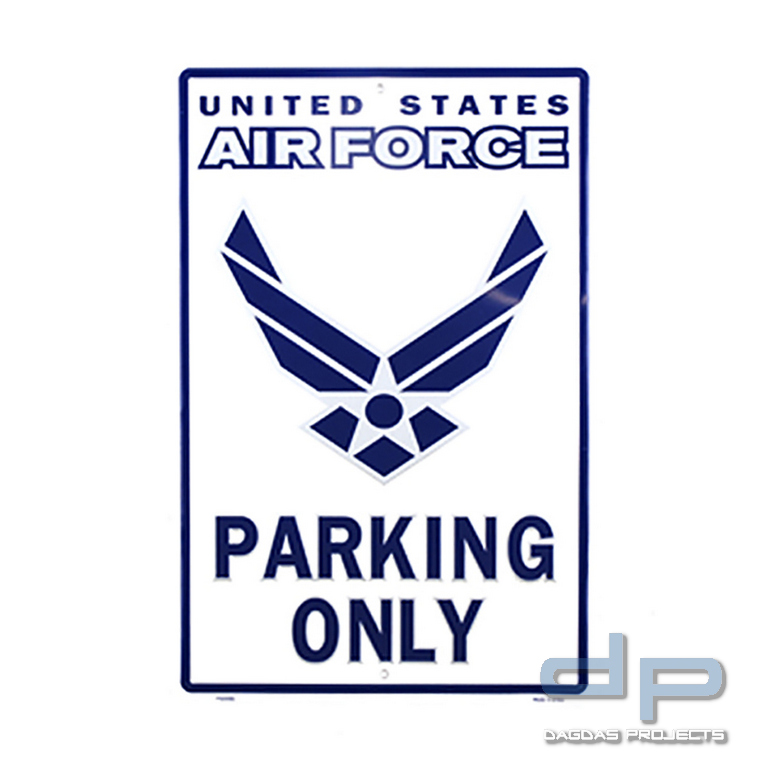 Metallplatte groß 37. Air Force