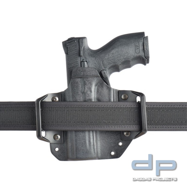 COP® 3PRIW-Light Gürtelholster für Waffen mit Licht/Laser, lang, Kunststoff in schwarz und beige
