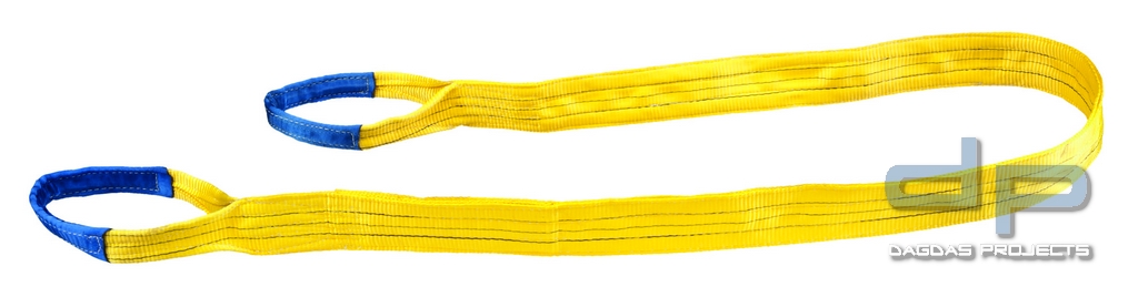 90 mm Hebeband EN 1492-1 90 mm X 5 gelb
