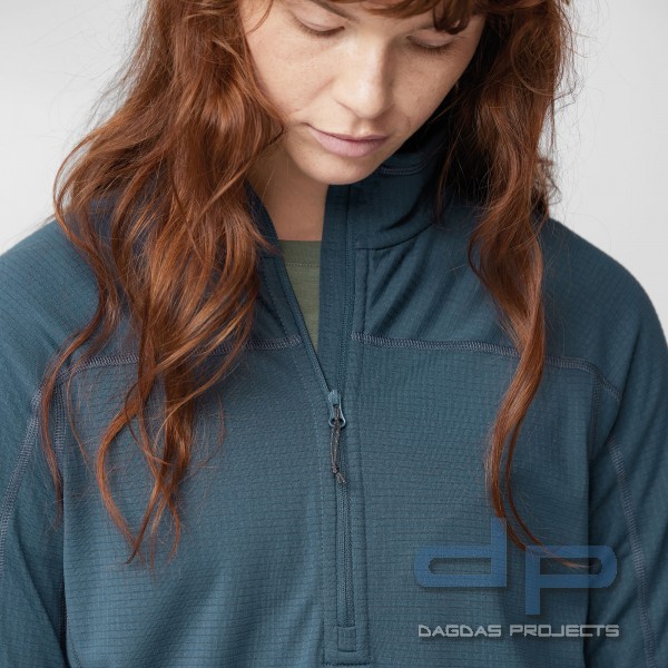 FJÄLLRÄVEN ABISKO WOMEN`S LITE FLEECE HALF ZIP – FLEECEPULLOVER
