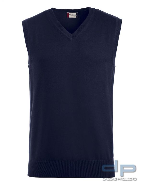 Herren Strickpullunder, V-Ausschnitt 100 % Baumwolle verschiedene Farben