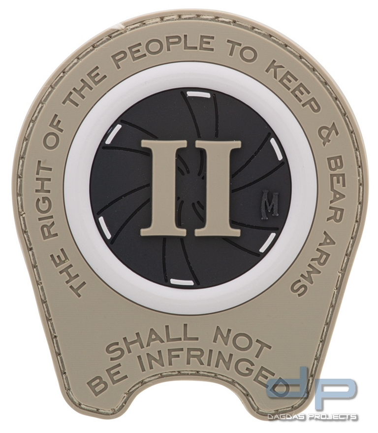 Maxpedition Rubber Patch RIGHT TO BEAR ARMS Arid