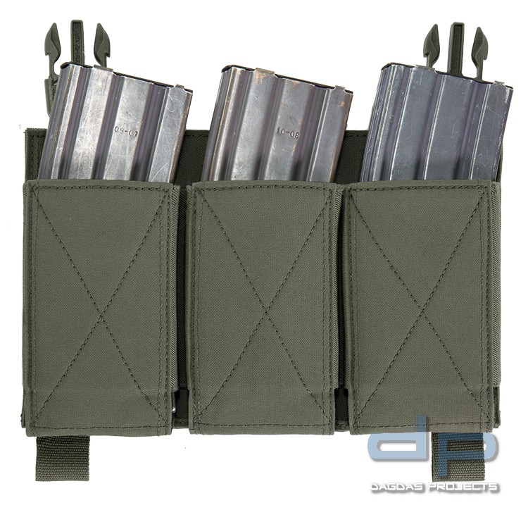 Warrior Removable Triple Elastic Mag Pouch